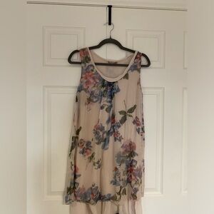 CARLA CONTI VINTAGE 100% ITALIAN SILK DRESS SIZE  MEDIUM